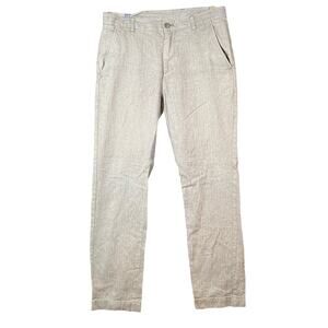 Brooks Brothers 346 Mens Pants Brown Straight 100% Cotton 32x30 (32x28)